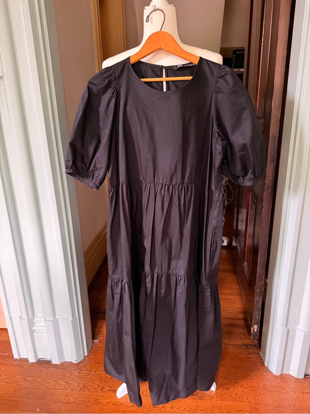 Zara tiered midi dress